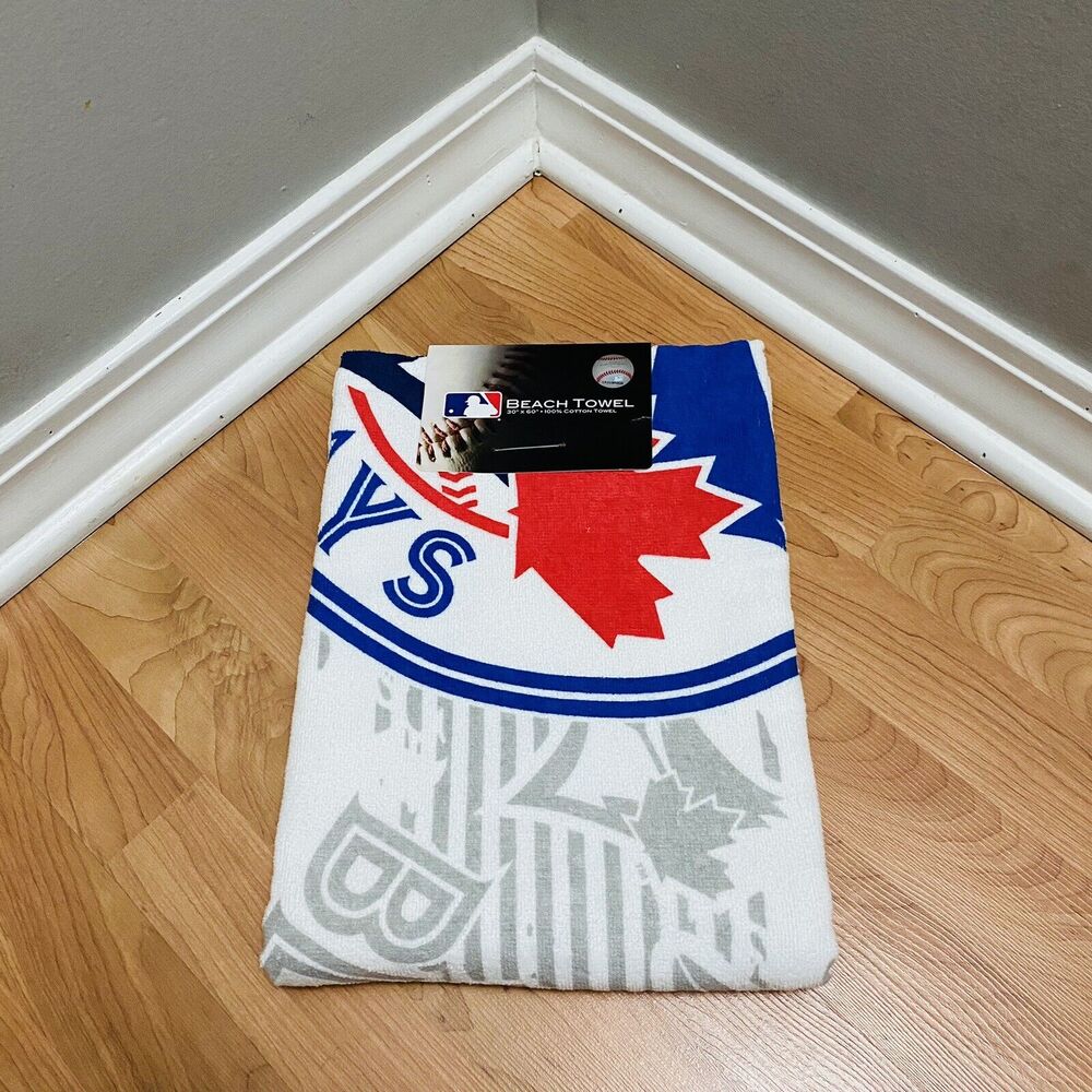 NWT Toronto Blue Jays MLB 30" x 60" Beach Towel McArthur R1129BE12